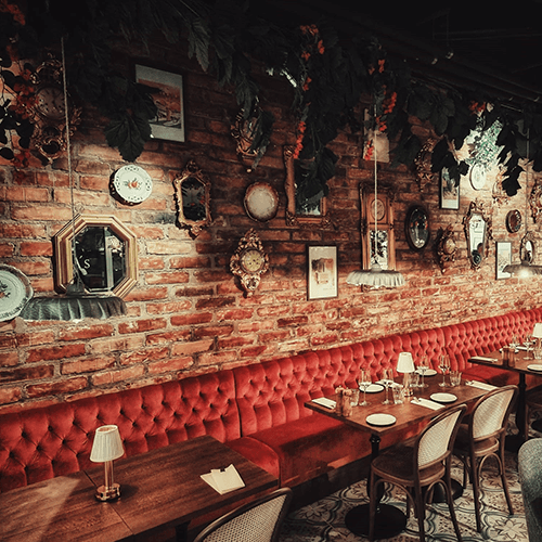 Café Bench Seating
