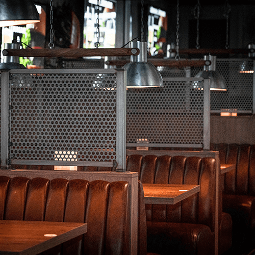 Leather Booth Seating
