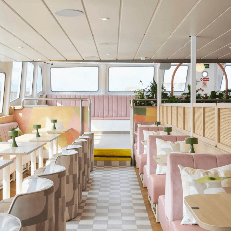Carlin Boat booth seating