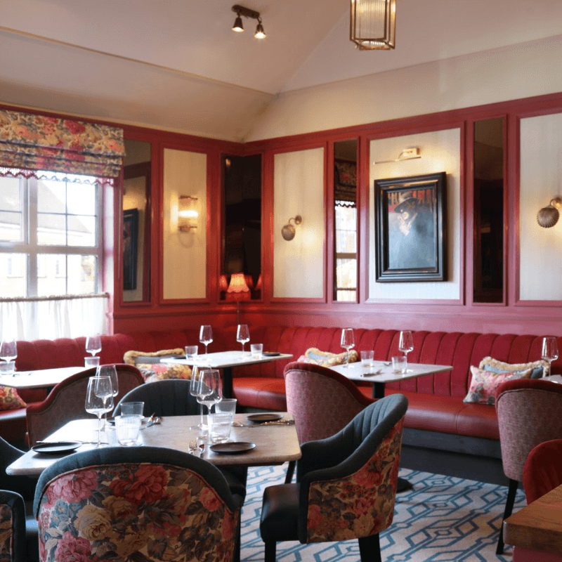 Hammonds Restaurant L-shaped Banquette