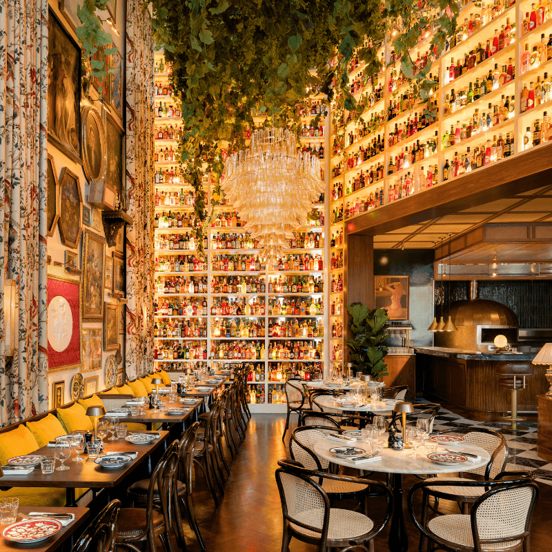 La Bellezza Birmingham Restaurant Seating