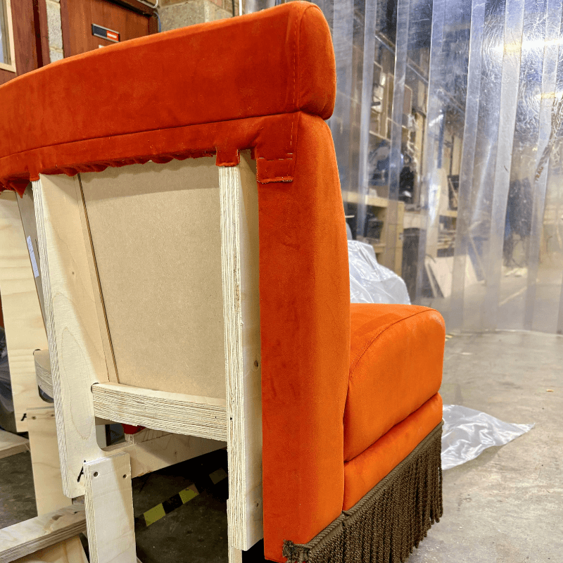 Big Mamma Birmingham Banquette Seating Upholstery