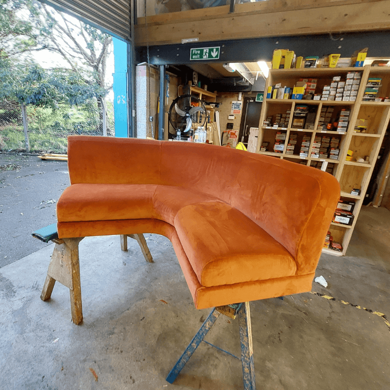 La Bellezza Curved Booth Seat