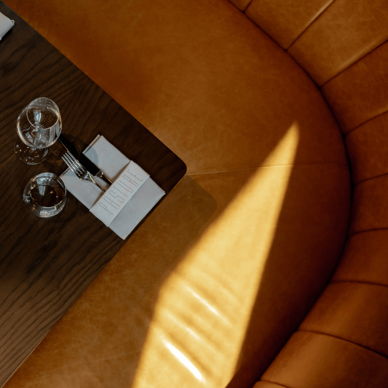 Pasture Birmingham l shaped banquette