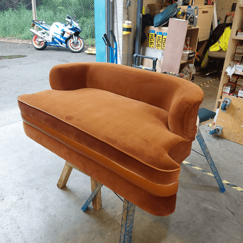 The Park Queensway London velvet banquette