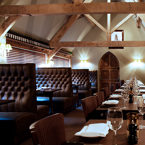 Zesty Leather Booth Seating