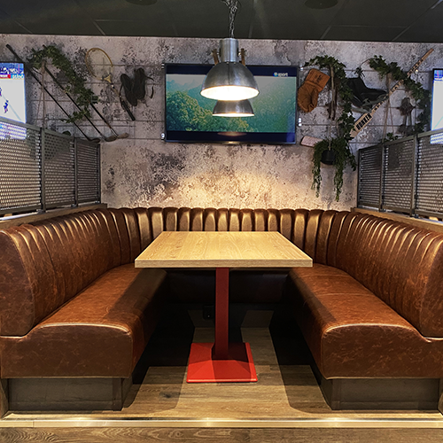 Aroma Leather Booth Seating