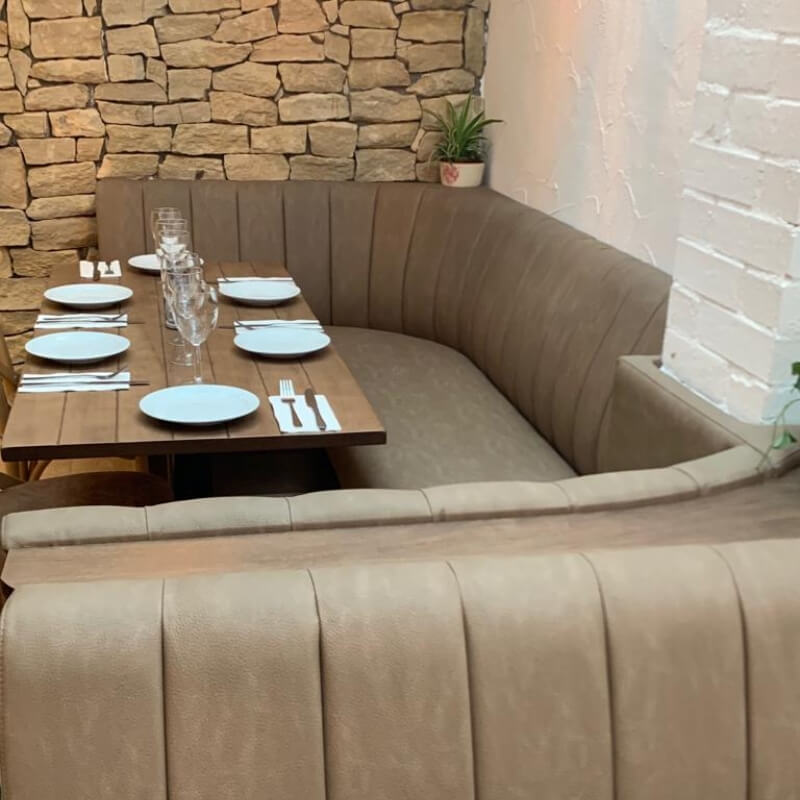 Bespoke Curved Booth Seating