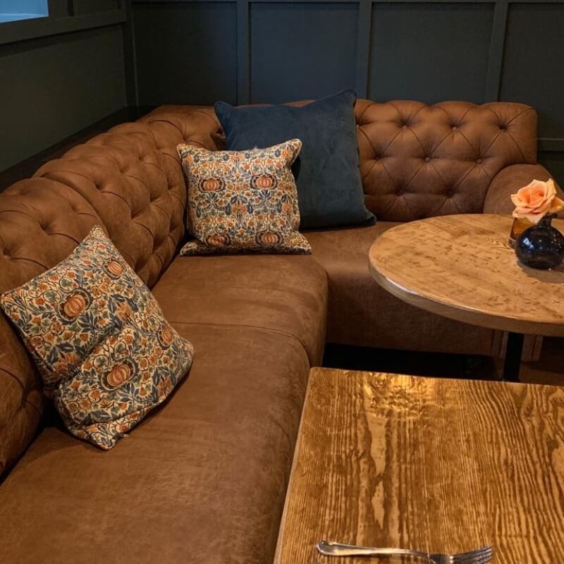 Chesterfield Style Corner Seating